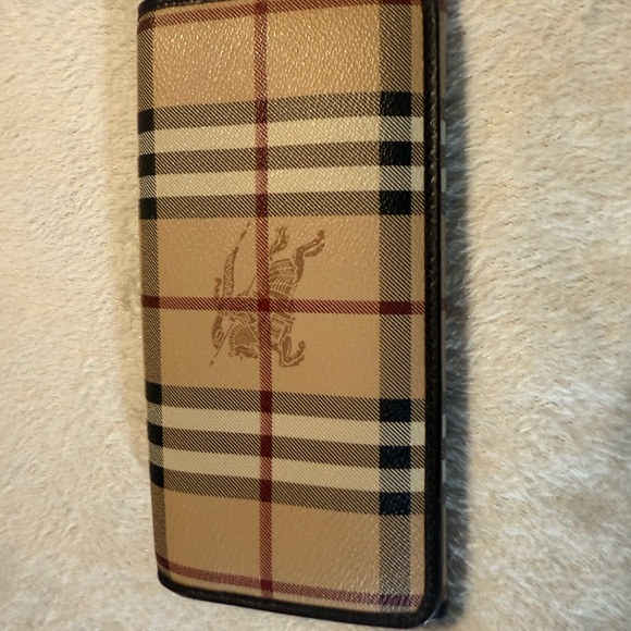 Burberry check long wallet - Picture 2 of 6